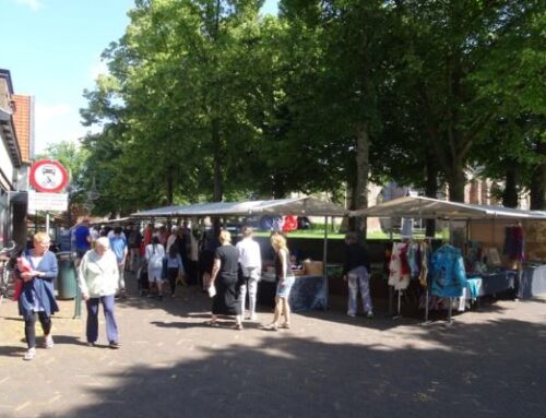 Markt in Bergen (Noord-Holland) 18 augustus 2024